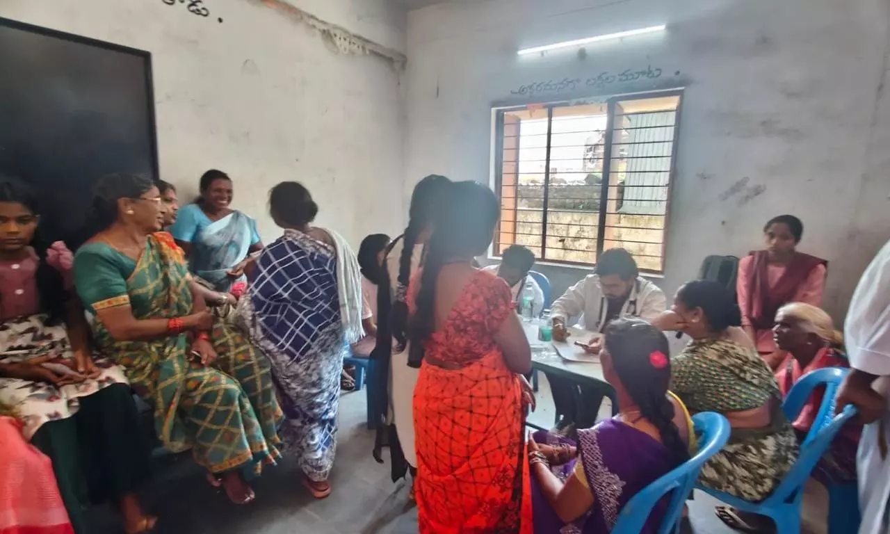 AIIMS Bibinagar Team Serves 428 People At Tribal Health Camp AIIMS Bibinagar Team Serves 428 People At Tribal Health Camp