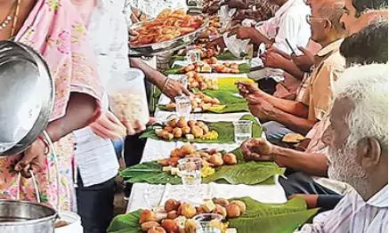 30 Varieties of Sweets Served at Ganesh Annadanam in Konaseema 30 Varieties of Sweets Served at Ganesh Annadanam in Konaseema