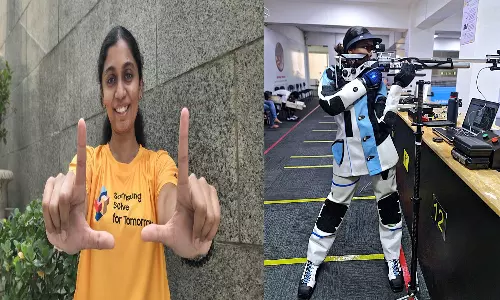 Hyderabad Shooter Homanshika Develops Wearable to Treat Athletes Injuries