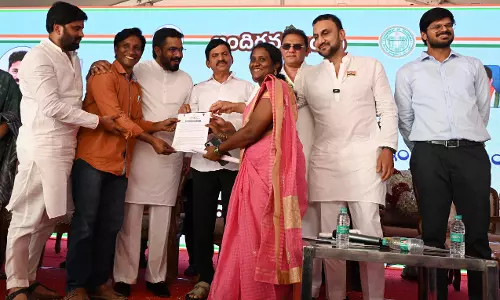 Indiramma Towers: Telangana Govt Lays Stone For 480 Houses In Hyd Indiramma Towers: Telangana Govt Lays Stone For 480 Houses In Hyd