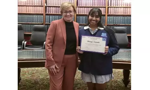 Telugu-origin Student Wins Dame Marie Bashir Peace Prize-2026 In Australia
