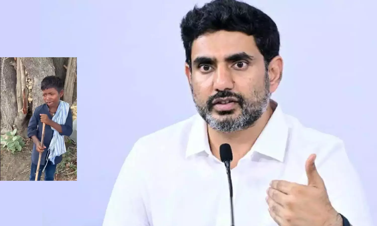 Nara Lokesh Orders Action After Video Of Boy Forced to Herd Goats Goes Viral Nara Lokesh Orders Action After Video Of Boy Forced to Herd Goats Goes Viral