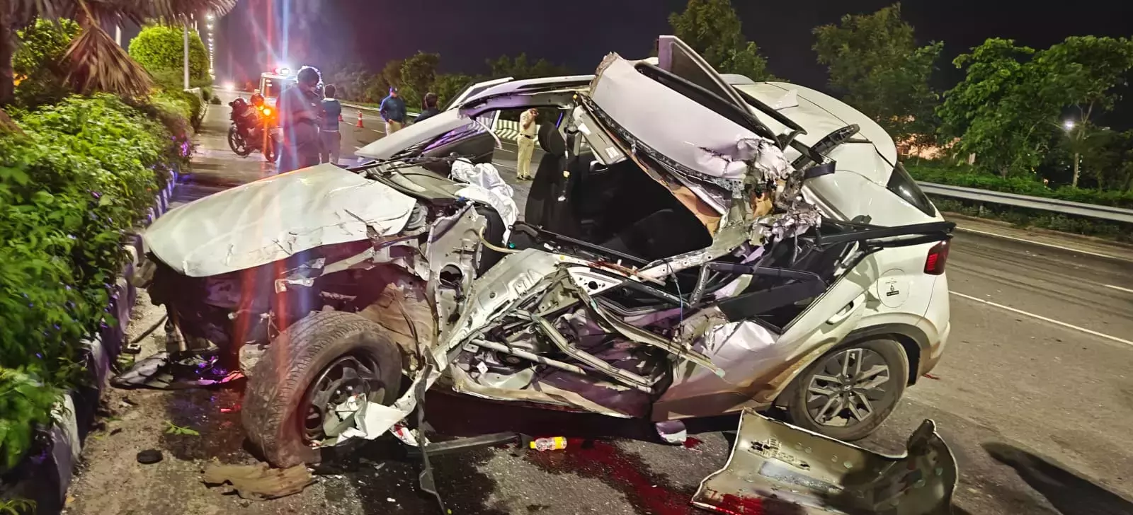 Techie Held For ECIL Crash, 7 Injured Techie Held For ECIL Crash, 7 Injured