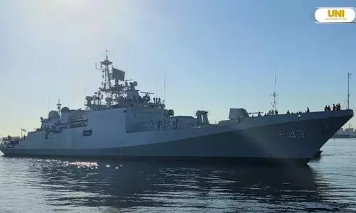 INS Trishul Joins Varuna Drills In France