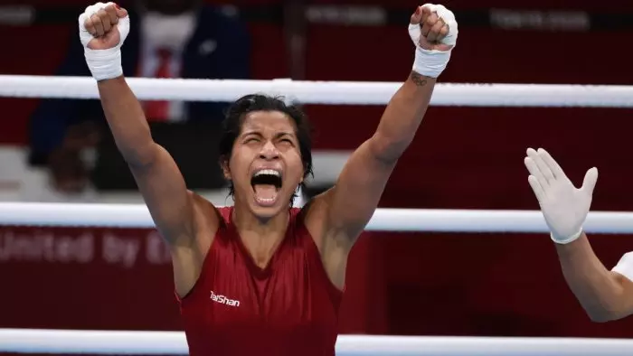 Lovlina Borgohain Wins Historic Gold in Womens Boxing 75kg Category Lovlina Borgohain Wins Historic Gold in Womens Boxing 75kg Category