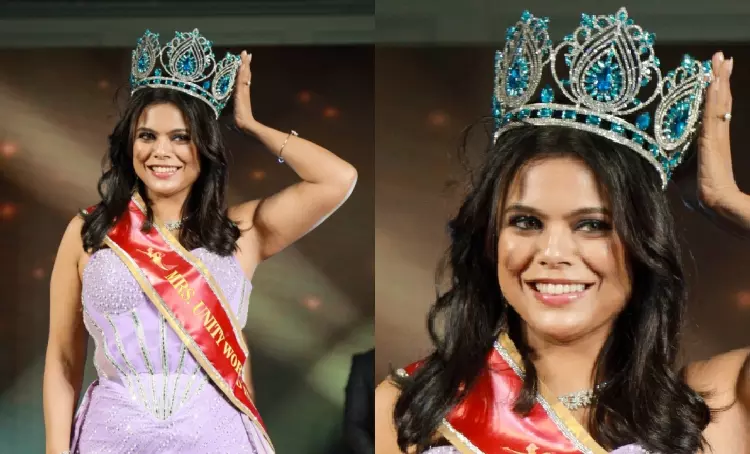 Telanganas Asha Deepika Attaluri Crowned Mrs Unity World 2026 Telanganas Asha Deepika Attaluri Crowned Mrs Unity World 2026