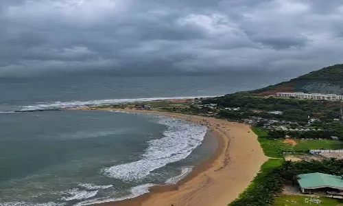 Three Youth Go Missing at Vizags Rushikonda Beach Three Youth Go Missing at Vizags Rushikonda Beach