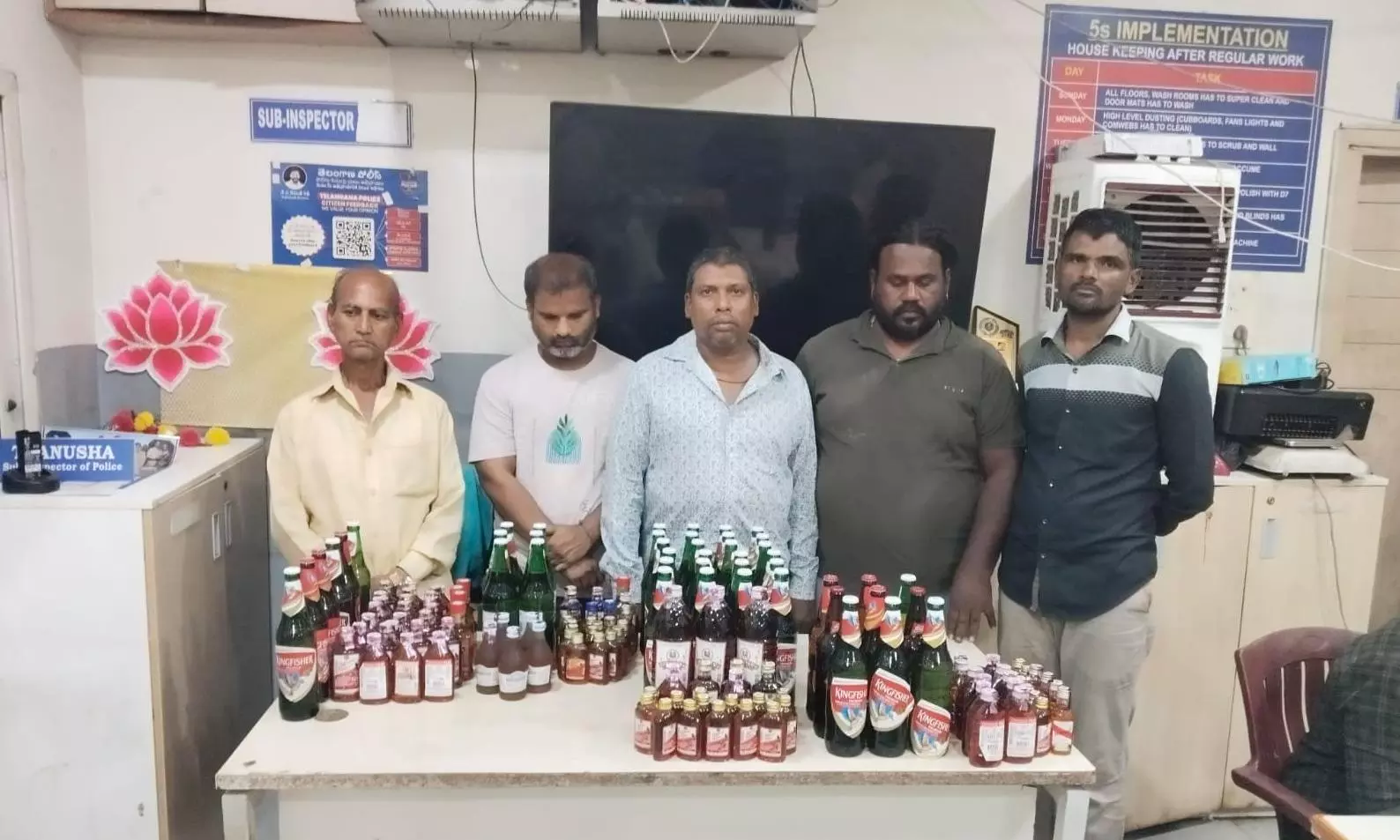 Mangalhat Police Seize 50.01 Litres of Liquor Mangalhat Police Seize 50.01 Litres of Liquor