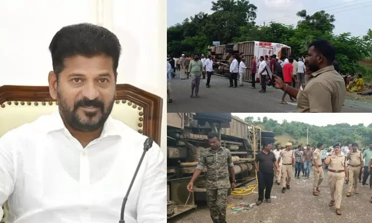 Vikarabad Bus Accident: CM Revanth Orders Best Treatment for Injured Vikarabad Bus Accident: CM Revanth Orders Best Treatment for Injured
