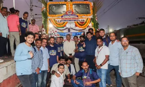 Telangana Express Completes 50 Glorious Years of Service Telangana Express Completes 50 Glorious Years of Service