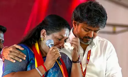 CM Vijay Condemns Stalin Bodyshaming TVK Bypoll Candidate P Sathyabama