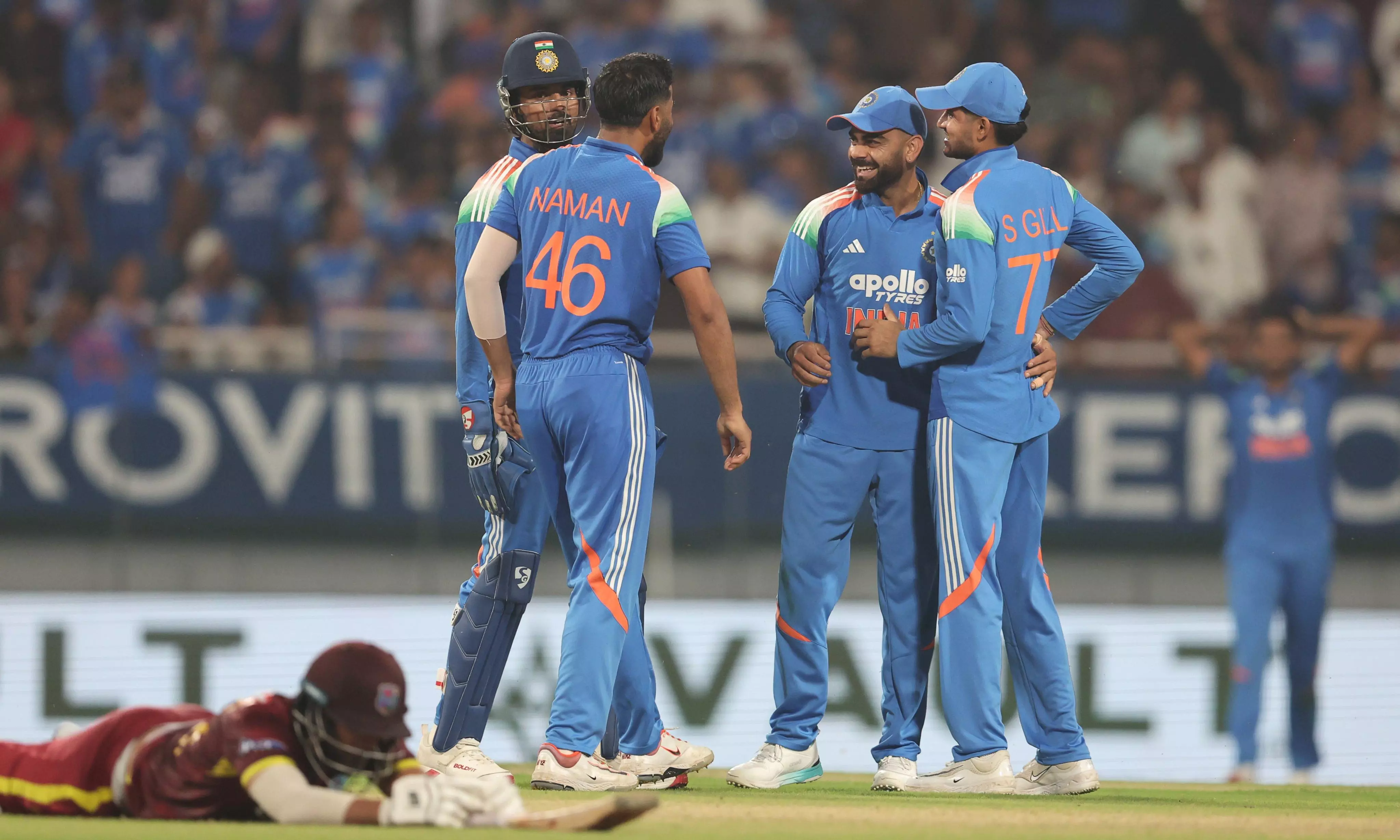 India, West Indies Fined For Slow Over-Rate in 3rd ODI India, West Indies Fined For Slow Over-Rate in 3rd ODI