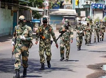 CISF Jawan Allegedly Stabbed During Protest In Delhi CISF Jawan Allegedly Stabbed During Protest In Delhi