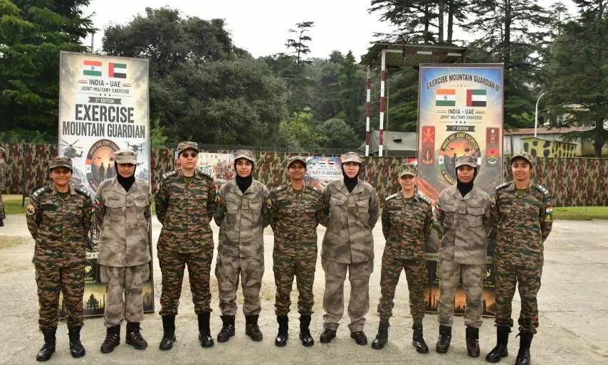 India, UAE Begin Mountain Warfare Drill India, UAE Begin Mountain Warfare Drill