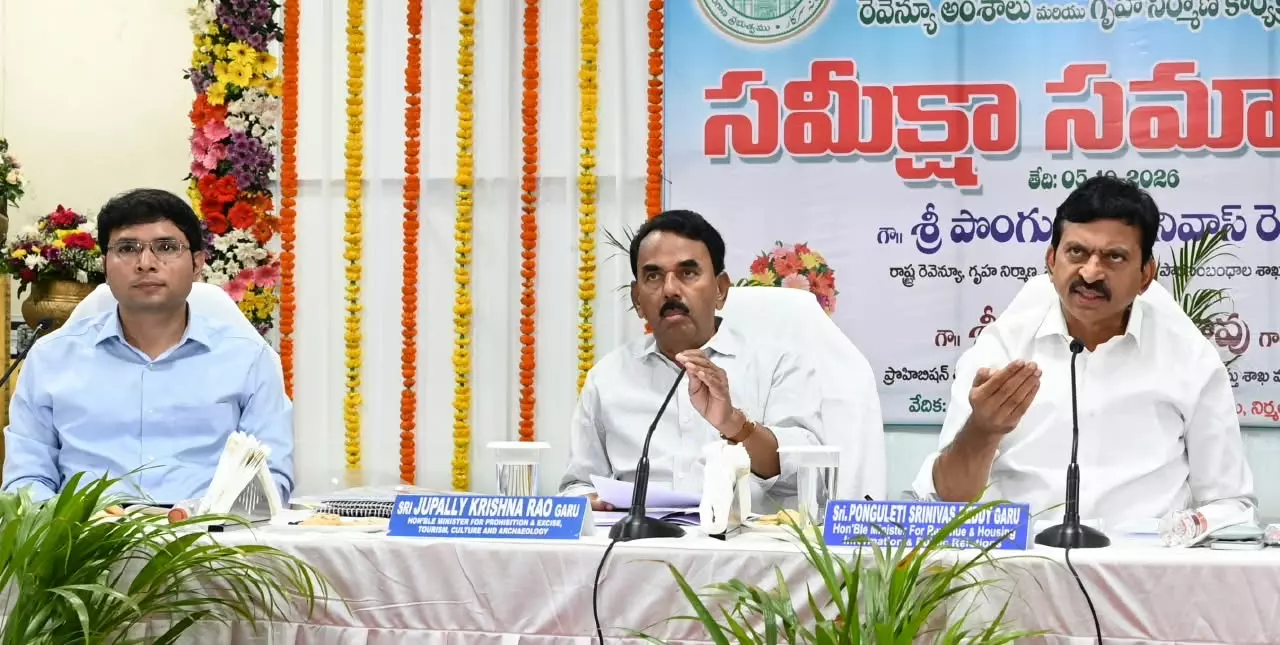 Ponguleti Asks Revenue Officials To Ensure Transparency In Services Ponguleti Asks Revenue Officials To Ensure Transparency In Services
