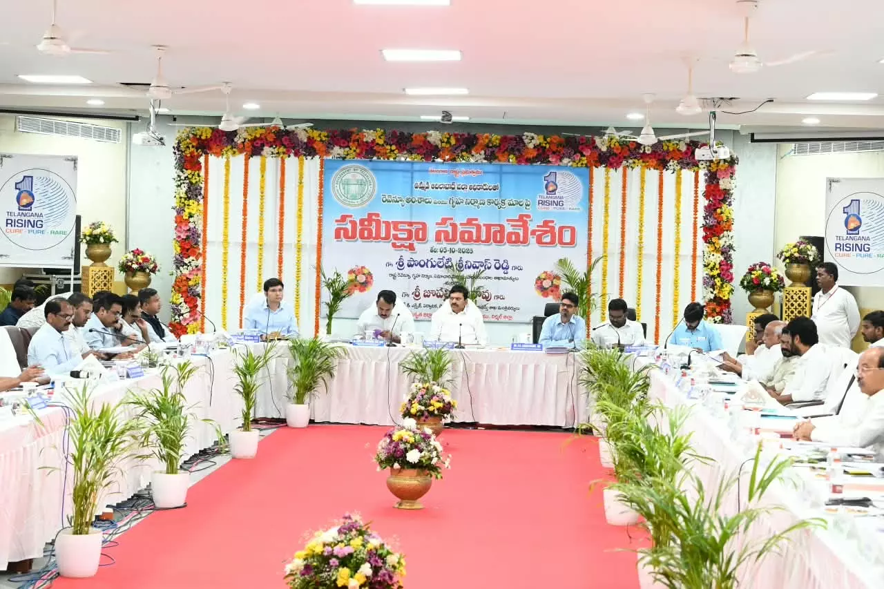 Ponguleti Asks Revenue Officials To Ensure Transparency In Services Ponguleti Asks Revenue Officials To Ensure Transparency In Services