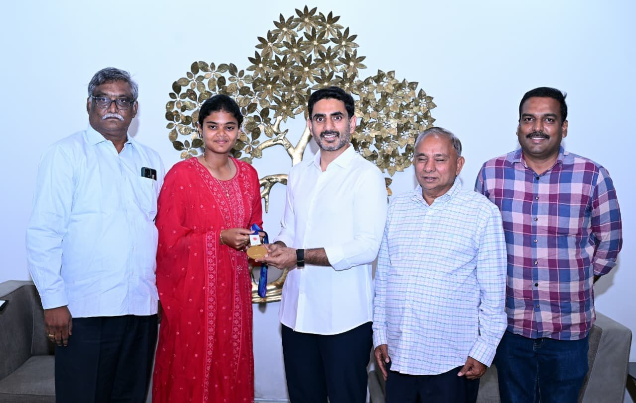 Lokesh Congratulates Jyothi Surekha on Asian Games Gold