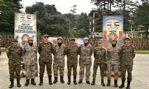 India, UAE Begin Mountain Warfare Drill India, UAE Begin Mountain Warfare Drill