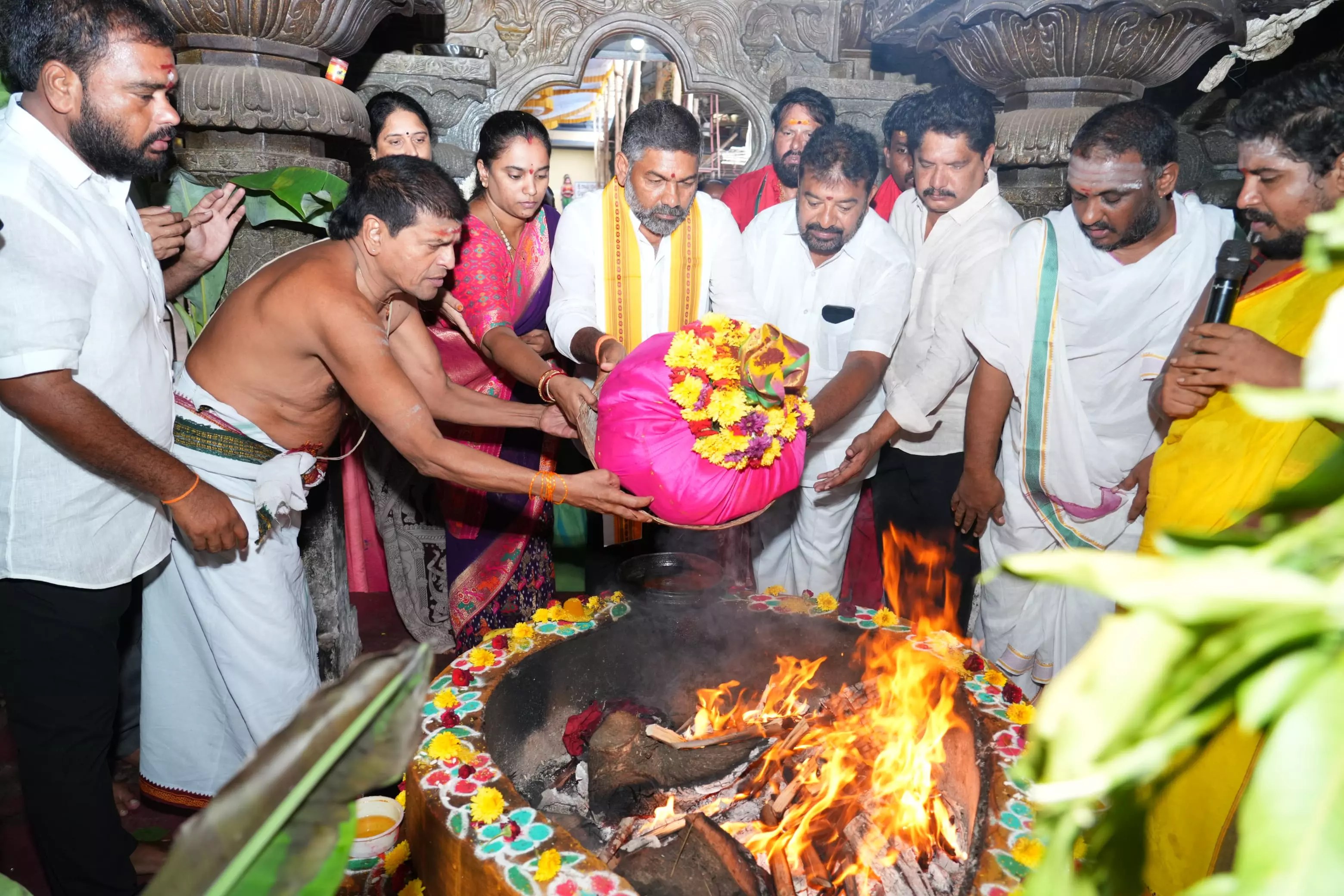 Varuna Yagams Held Across Nellore Seeking Rainfall Varuna Yagams Held Across Nellore Seeking Rainfall