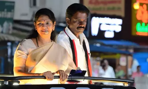 Intensive Campaigns Reflect ‘Thambi’ Vijays Fear of Defeat: Kanimozhi Intensive Campaigns Reflect ‘Thambi’ Vijays Fear of Defeat: Kanimozhi