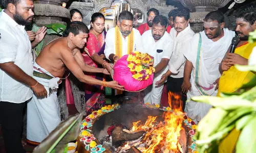 Varuna Yagams Held Across Nellore Seeking Rainfall
