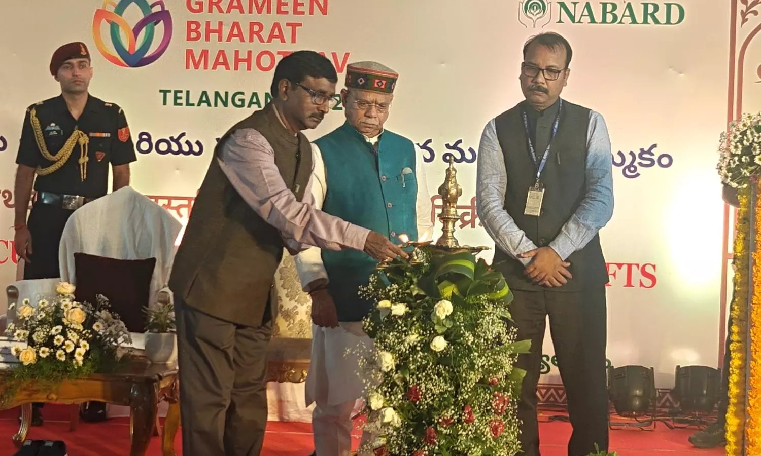 Governor Shiv Pratap Shukla Inaugurates Grameen Bharat Mahotsav Telangana 2026 Governor Shiv Pratap Shukla Inaugurates Grameen Bharat Mahotsav Telangana 2026
