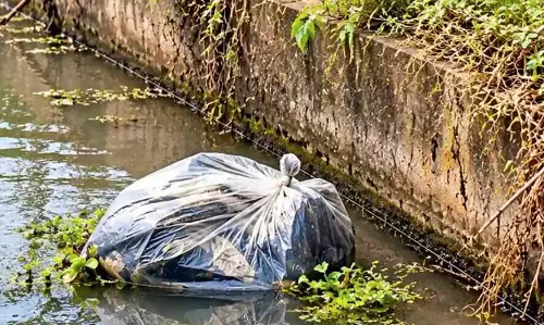 Elderly Womans Body Stuffed In Plastic Bag Found In Karnataka Canal Elderly Womans Body Stuffed In Plastic Bag Found In Karnataka Canal
