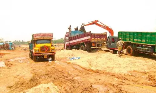 Anomalies Reported in Sand Mining and Transport on Godavari Riverbed Anomalies Reported in Sand Mining and Transport on Godavari Riverbed