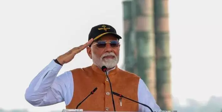 Modi Salutes Air Warriors On Air Force Day, Hails Courage, Commitment Modi Salutes Air Warriors On Air Force Day, Hails Courage, Commitment