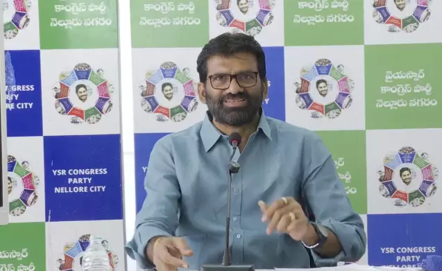 YSRC MLC Alleges ‘Irregularities’ in Nellore Corporation YSRC MLC Alleges ‘Irregularities’ in Nellore Corporation