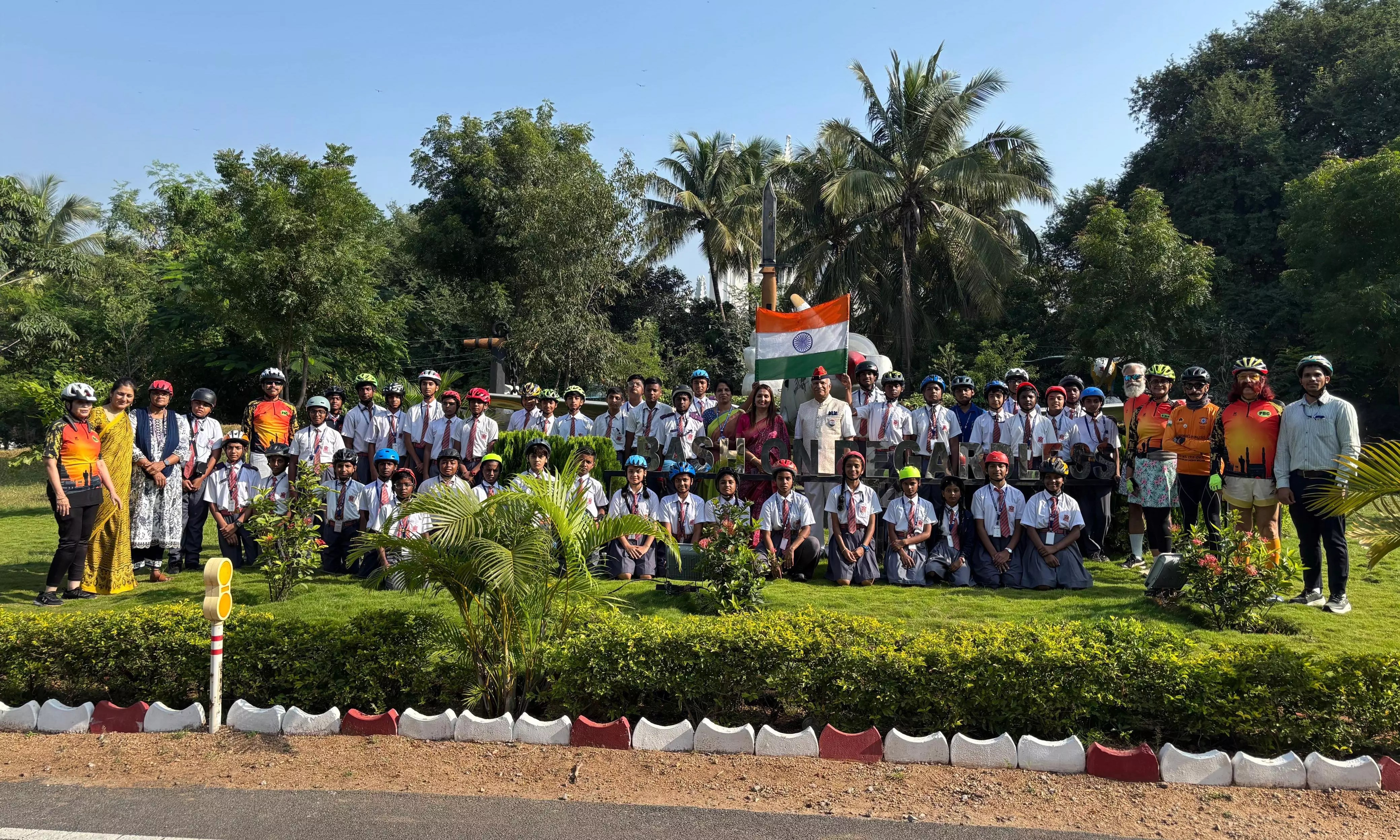 Army Public School Bolarum Students Take Part In Cyclothon Army Public School Bolarum Students Take Part In Cyclothon