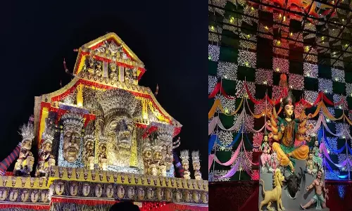 Free Power Supply To Durga Puja Pandals In AP: Nara Lokesh Free Power Supply To Durga Puja Pandals In AP: Nara Lokesh