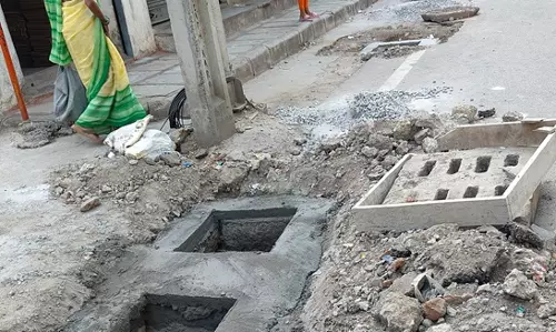 Hyderabad: Catchpits Pose Threat to People’s Safety Hyderabad: Catchpits Pose Threat to People’s Safety
