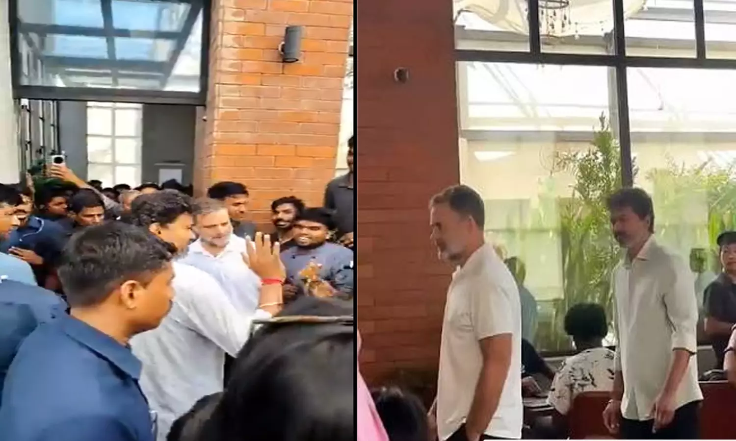 Chennai: Rahul Gandhi Meets CM Vijay Over Coffee Chennai: Rahul Gandhi Meets CM Vijay Over Coffee
