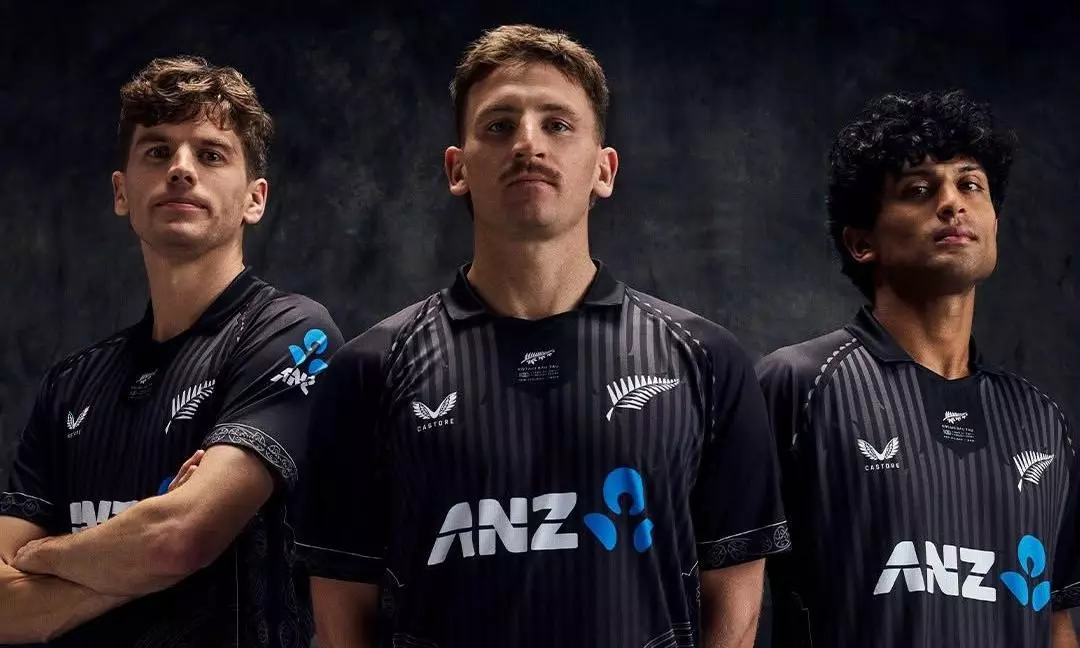 New Zealands Special Jersey for India ODIs to Mark 100 Years of Sporting Ties New Zealands Special Jersey for India ODIs to Mark 100 Years of Sporting Ties