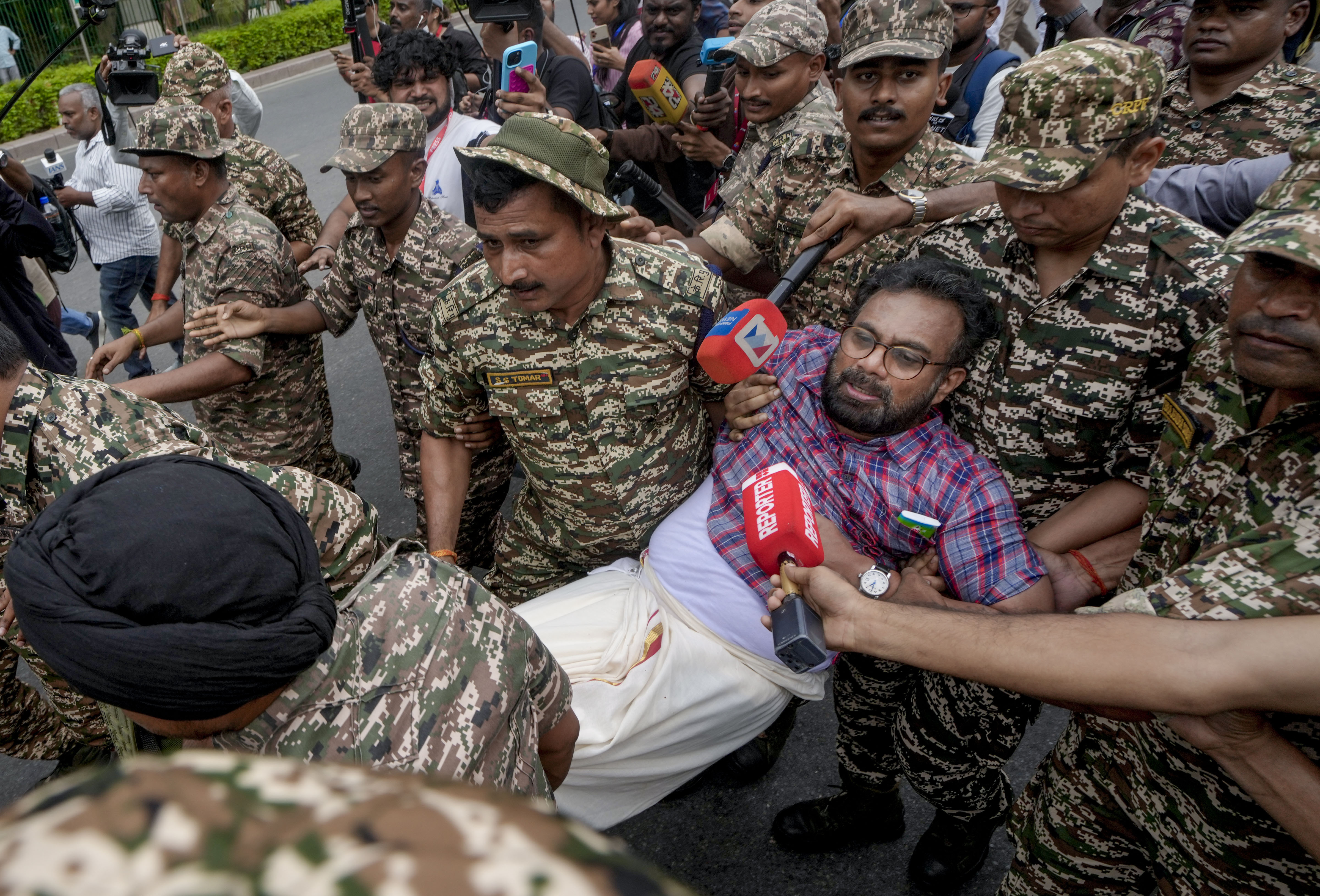 Keralam Rajya Sabha MP John Brittas Claims Police Manhandled Him in Delhi