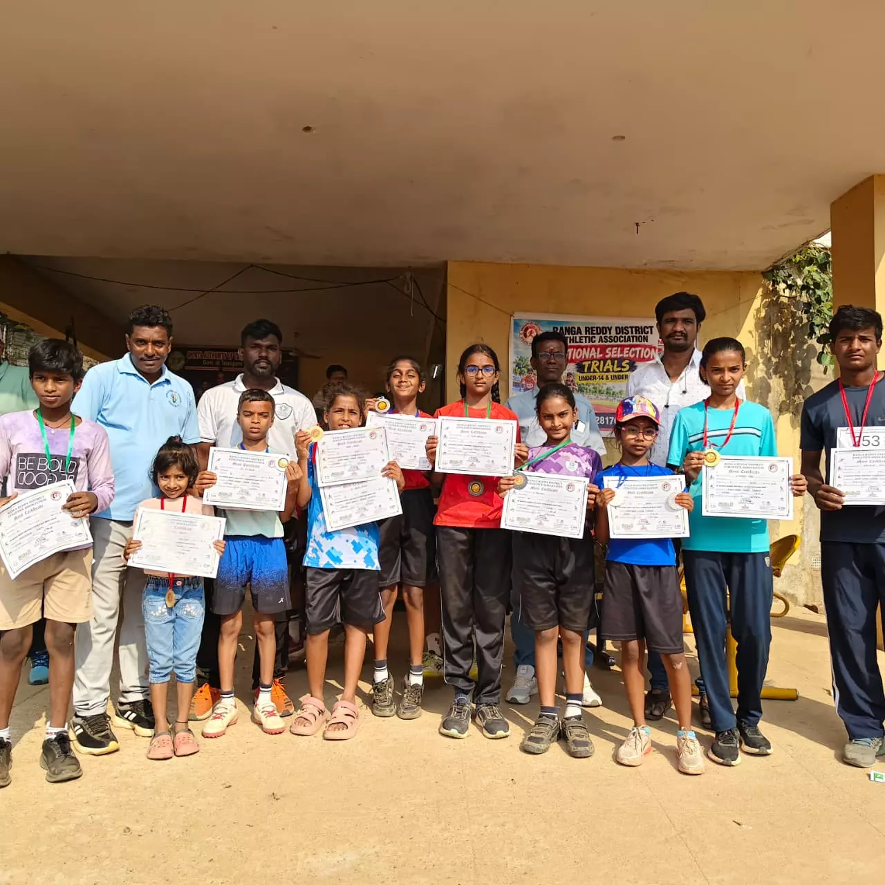 YIPS Students Win Nine Medals At Rangareddy Athletics Meet YIPS Students Win Nine Medals At Rangareddy Athletics Meet