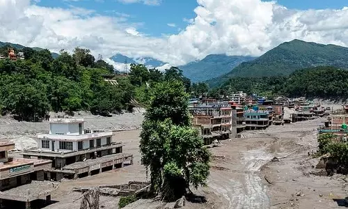 Nepal Flash Flood Sweeps Away Over 35 Houses, Bridges In Gorkha Nepal Flash Flood Sweeps Away Over 35 Houses, Bridges In Gorkha