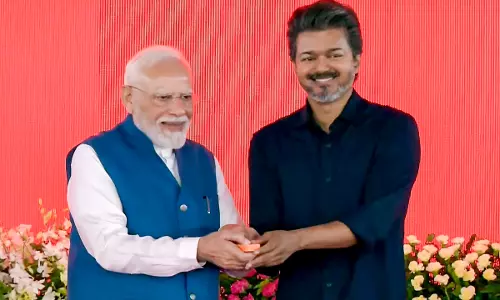 Vijay Joins PM Modi To Open Metro, Major Infra Projects Vijay Joins PM Modi To Open Metro, Major Infra Projects