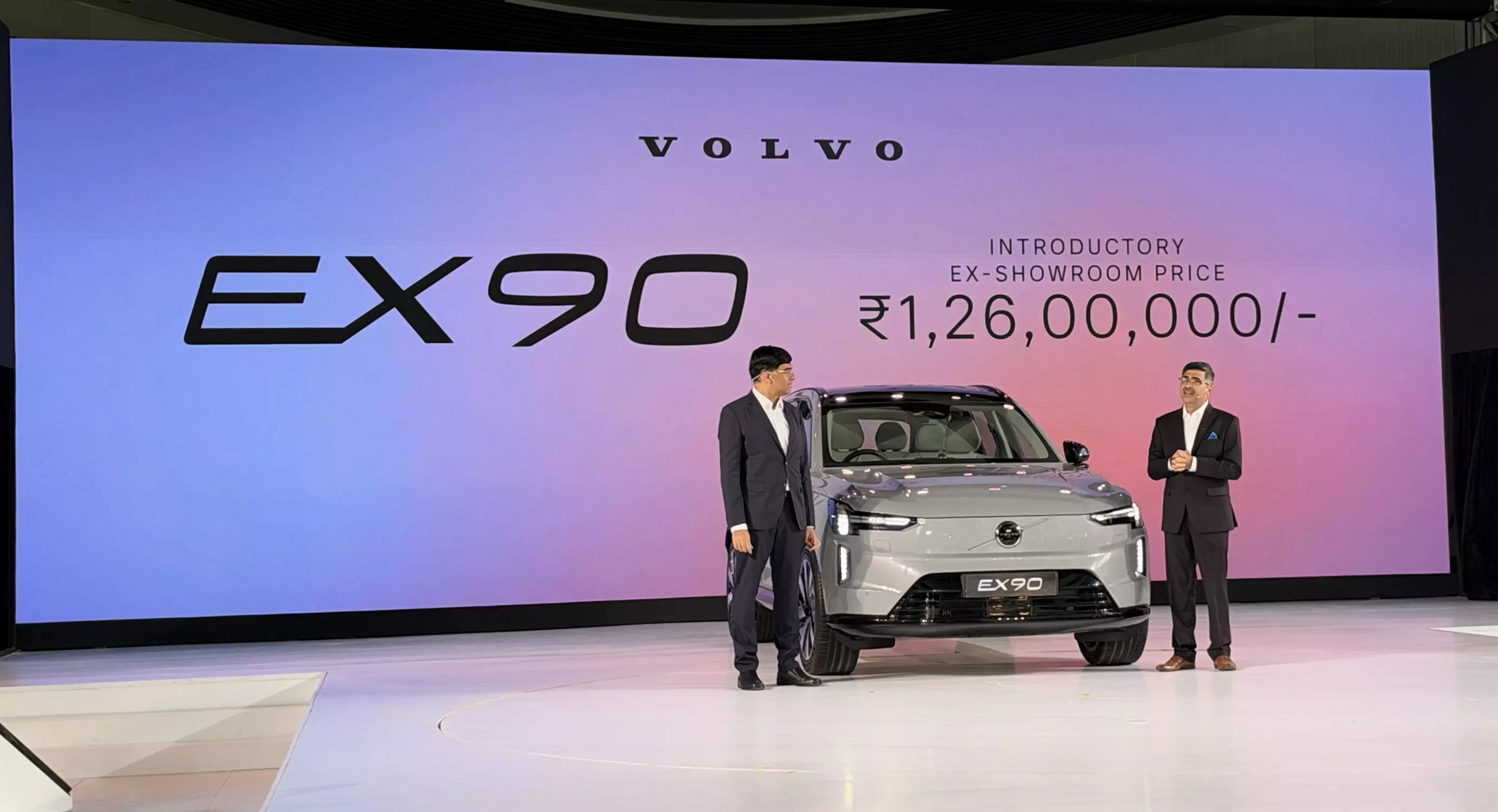 Volvo India Launches Electric EX90 SUV At Rs 1.26 Crore Volvo India Launches Electric EX90 SUV At Rs 1.26 Crore