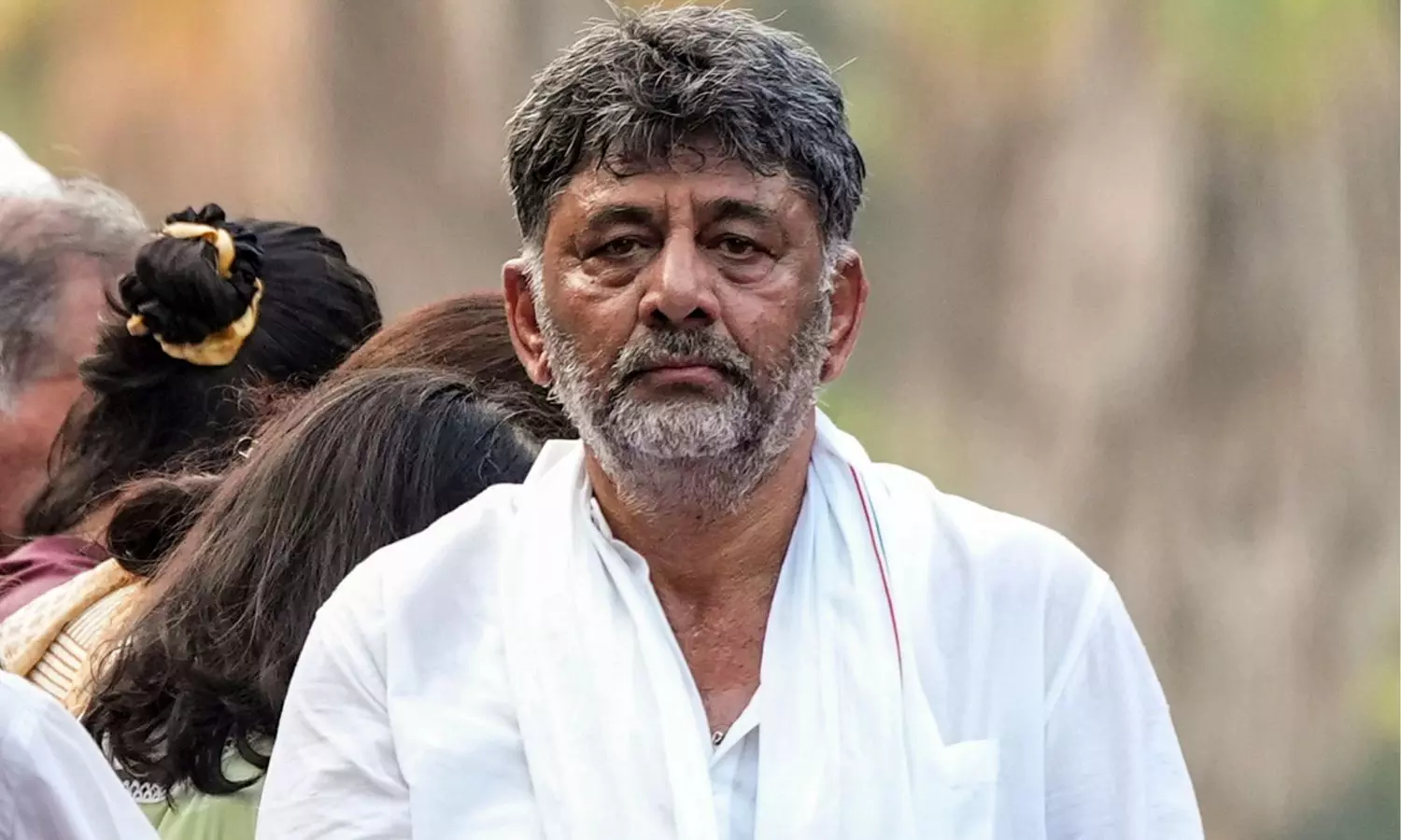 BJP Capitalizes on DK Shivakumar Getting Pushed Into Crowd in SC March BJP Capitalizes on DK Shivakumar Getting Pushed Into Crowd in SC March