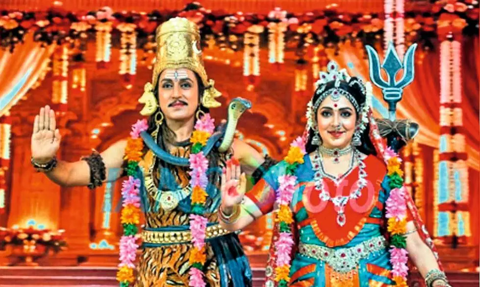 Hema Malini Turns Goddess Durga Hema Malini Turns Goddess Durga