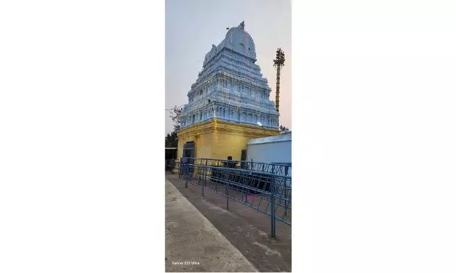Sadhu Spends Rs 1.70 Lakh on Temple Queue Railings Sadhu Spends Rs 1.70 Lakh on Temple Queue Railings