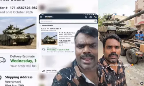 Madurai Influencer Flees Home After Pranksters Order Him JCB, Military Tanks on COD