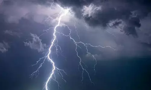 Woman Killed By Lightning In Kadapa District Woman Killed By Lightning In Kadapa District