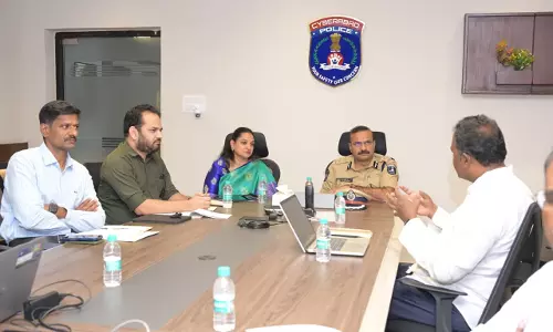 Cyberabad Officials Discuss Traffic Management, Road Safety Issues Cyberabad Officials Discuss Traffic Management, Road Safety Issues