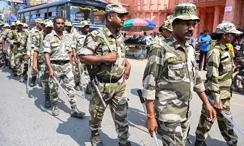 Security Tightened Across Jharkhand Ahead of Durga Puja Security Tightened Across Jharkhand Ahead of Durga Puja