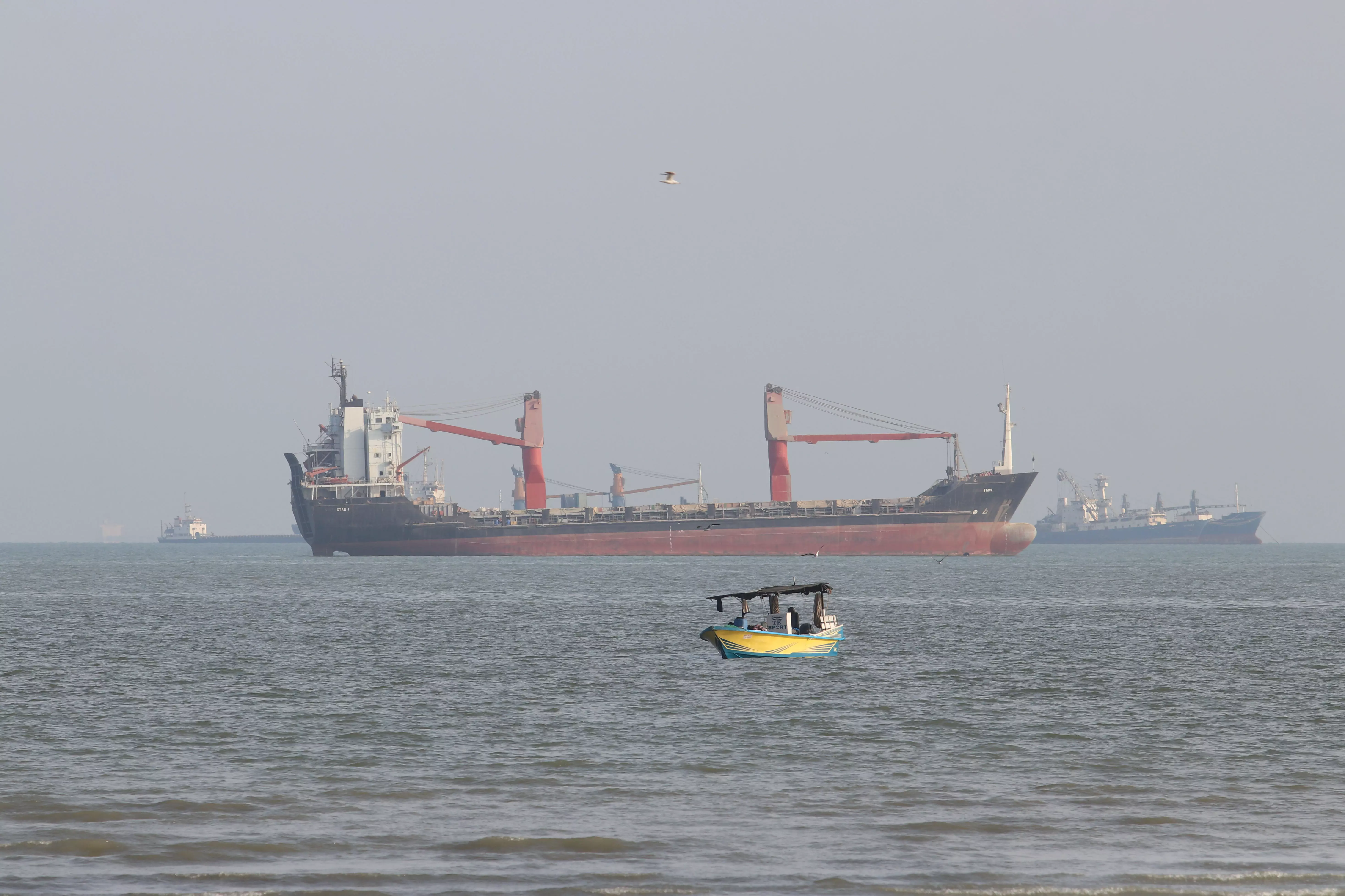 Oil Tanker Catches Fire After Striking Mine in Strait of Hormuz: Iran’s Guards Oil Tanker Catches Fire After Striking Mine in Strait of Hormuz: Iran’s Guards