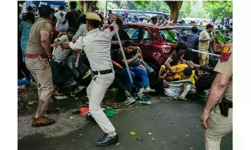 Poll Violence in Kadapa district, Man Stabbed; Police Fires Six Rounds in Air Poll Violence in Kadapa district, Man Stabbed; Police Fires Six Rounds in Air