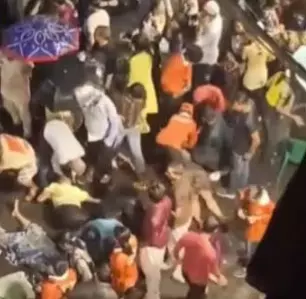 Amit Shah Meets Injured in Kolkata Durga Puja Pandal Stampede Amit Shah Meets Injured in Kolkata Durga Puja Pandal Stampede